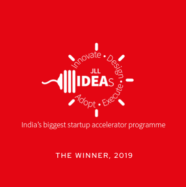 JLL Ideas - India's biggest startup accelerator Programme - The Winner, 2019