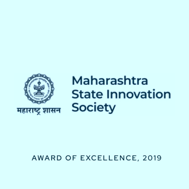 Maharashtra State Innovation Society - Award of Excellence, 2019